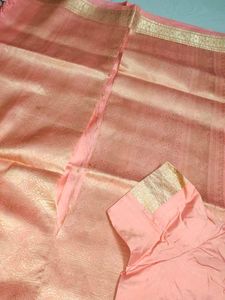 Pure Kanchi Pattu Saree 🧡