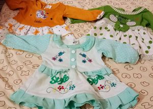 Cute Girls Dresses Frock ❤️ 1 Peace 80 Rupe