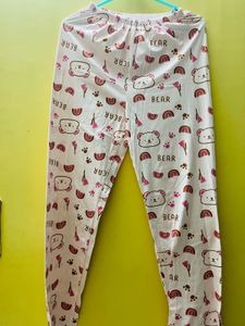 Cute Bear Print Long Sleeve Tee