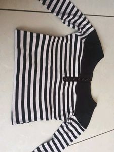 Striped Long Sleeve Top