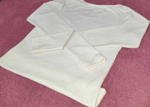 Ribbed Long Sleeve Top