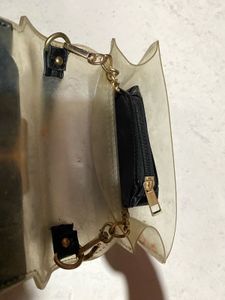 Clear Vinyl Shoulder Bag