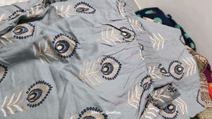 Black kurti set with jacket