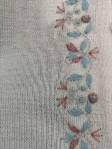 Floral Cardigan Sweater