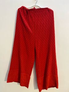 Embroidered Plazzos set of 2