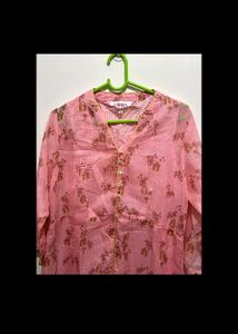 Pink Kurta Full Length