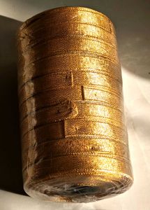 Gold Glitter Ribbon Spool