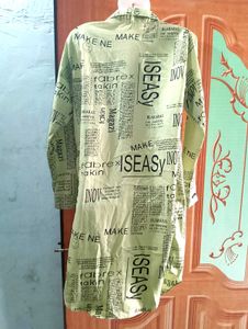 Oversized Women Stylish Long Shirt