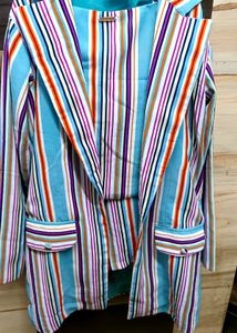 Striped Blazer Dress