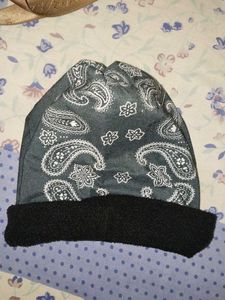 Paisley Print Beanie