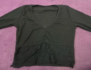 Black Lace Top