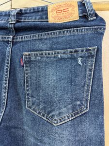 Distressed Wide Leg Jeans