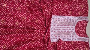 beautiful maroon kurti