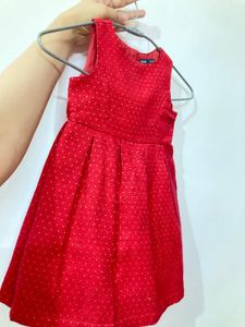 Girl Red Party Dress