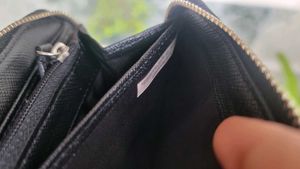 Coach Geniune Leather Black Wallet (Fix Price)