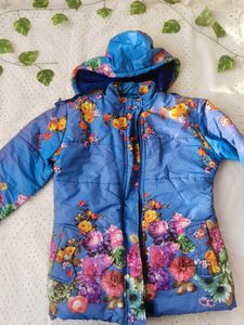Floral Print Padded Jacket
