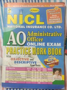 NICL AO+INSURANCE EXAMS( PRACTICE+SOLVED PAPERS)