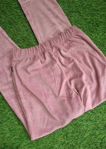 Pink Corduroy Lounge Pants