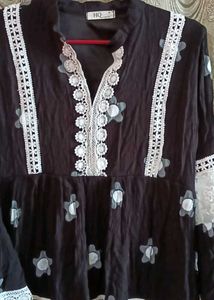 Sultry Black Net Top! ❤️