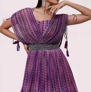 Elegant Purple Maxi Dress