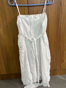 White Laced Floral Dress