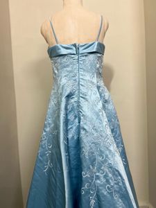 Elegant Blue Ethnic Gown