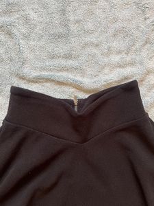Shein V Waist Black Skirt