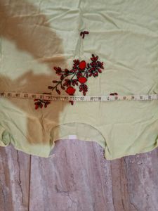 Peach Embroidered Tunic