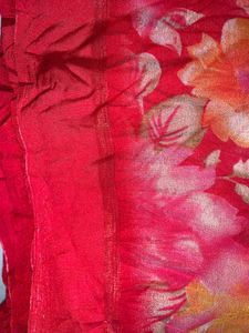 Red Saree Jaree Boader