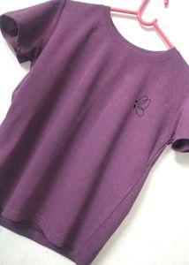 Purple Casual T-Shirt🌷