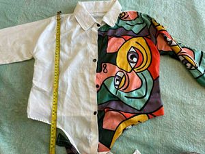 Front Knot Printed Shirt