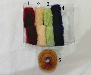 Colorful Fuzzy Hair Ties