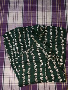 Short Sleeveless Kurti