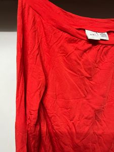 Red Long Sleeve Top Off Shoulder ❤️❤️