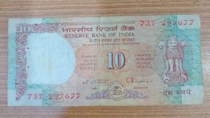 Shalimar 10 Rupee C. Rangarajan Old Note