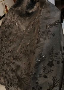 Elegant Black Lehenga Choli With Attached Dupatta