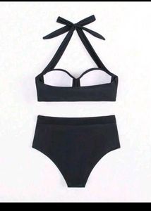 Push Up- High waisted Bikini Set