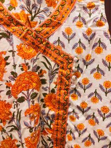 Floral Print Kurta with pants