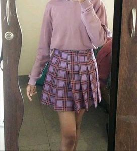 Plaid Mini Skirt