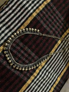 Silver Beaded Necklace