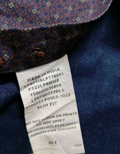 Louis Philippe Men Slimfit Stylish Patterned Shirt