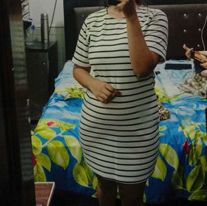 Striped T-Shirt Dress