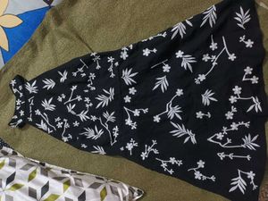 Floral Black Dress