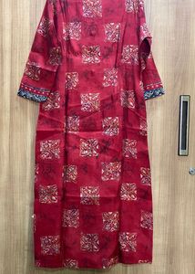 Formal Red Maroon Kurti With Pant