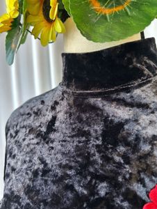 Korean Velvet Dress