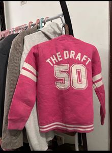 Pink Varsity Jacket