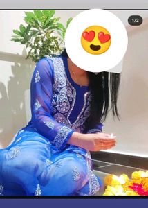 Hand Embroide Chikan Kurti With Peticot