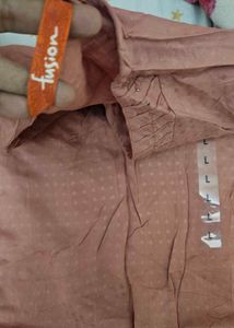Peach Rayon Kurti