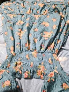 Floral Print Long Dress