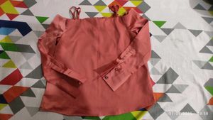 Satin Crop Shirt